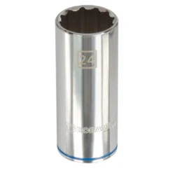 Kobalt Sockets & Socket Sets Metric 1/2-in Drive 12-point 24-mm Deep Socket