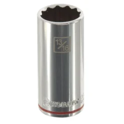 Kobalt Sockets & Socket Sets Standard (SAE) 3/8-in Drive 12-point 13/16-in Deep Socket