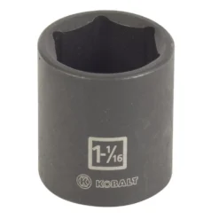 Kobalt Impact Sockets & Impact Socket Sets Standard (SAE) 1/2-in Drive 1-1/16-in 6-Point Impact Socket