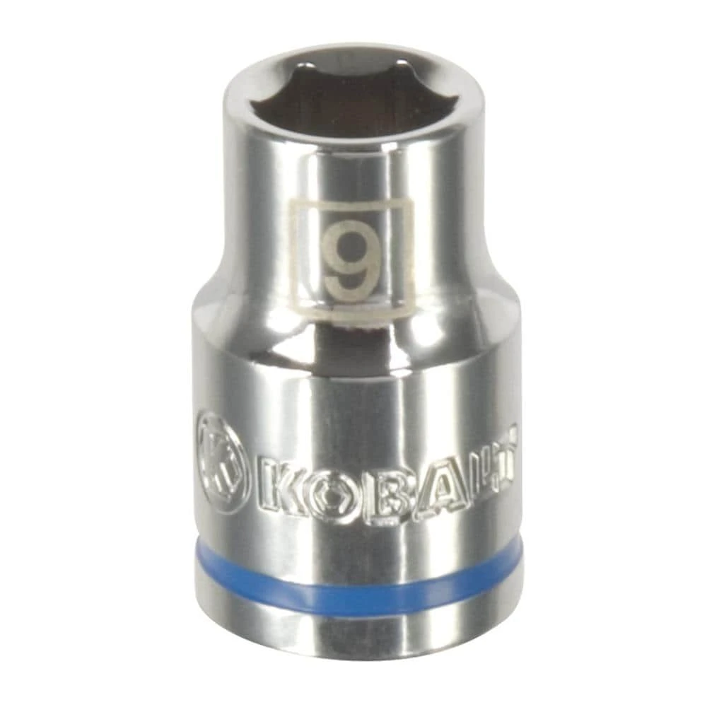 Kobalt Sockets & Socket Sets Metric 3/8-in Drive 6-point 9-mm Shallow Socket 1 Kobalt Sockets & Socket Sets Metric 3/8-in Drive 6-point 9-mm Shallow Socket