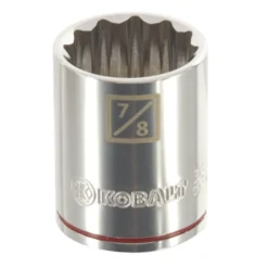 Kobalt Sockets & Socket Sets Standard (SAE) 1/2-in Drive 12-point 7/8-in Shallow Socket