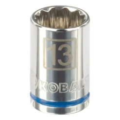 Kobalt Sockets & Socket Sets Metric 3/8-in Drive 12-point 13-mm Shallow Socket