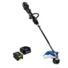 Kobalt Cordless Electric String Trimmers 80-Volt Max 16-in Straight Cordless String Trimmer with Attachment Capable and (Battery Included)