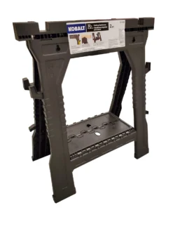 Kobalt Saw Horses 2-Pack 4.1-in W x 32-in H Plastic Saw Horse (1000-lb Capacity) -Kobalt Sales Store 05015203 scaled