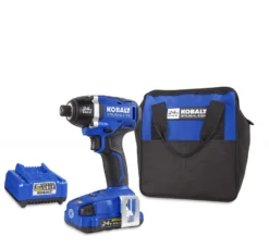 Kobalt Impact Drivers 24-volt Max Variable Speed Brushless Cordless Impact Driver (1-Battery Included)