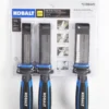 Kobalt Chisel Sets Side Strike Chisel Set 3-Pack Woodworking Chisels Set