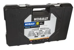 Kobalt Mechanics Tool Sets Universal 115-Piece Standard (SAE) and Metric Combination Matte Mechanics Tool Set (1/4-in; 3/8-in) -Kobalt Sales Store 07934418