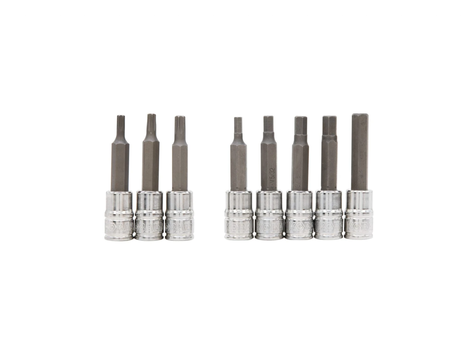 Kobalt Driver Sockets & Sets 42-Piece 3/8-in Drive Set Hex; Torx; Phillips; Flathead Bit Standard (SAE) and Metric Combination Driver Socket Set 3 Kobalt Driver Sockets & Sets 42-Piece 3/8-in Drive Set Hex; Torx; Phillips; Flathead Bit Standard (SAE) and Metric Combination Driver Socket Set - Image 3