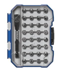 Kobalt Screwdriver Bits 1-in #2 Phillips/#8 Slotted Set High-speed Steel Hex Shank Screwdriver Bit Set (33-Piece)