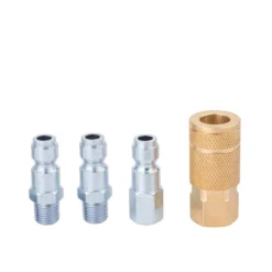 Kobalt Air Compressor Fittings 3/8-in Auto Coupler/Plug Kit 6 Kobalt Air Compressor Fittings 3/8-in Auto Coupler/Plug Kit -Kobalt Sales Store 08614888