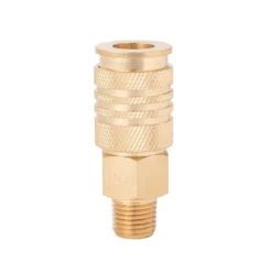 Kobalt Air Compressor Fittings Brass NPT Coupler (M) 1/4-in Universal -Kobalt Sales Store 08617398