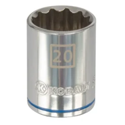 Kobalt Sockets & Socket Sets Metric 1/2-in Drive 12-point 20-mm Shallow Socket