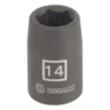 Kobalt Impact Sockets & Impact Socket Sets Metric 1/2-in Drive 14mm 6-Point Impact Socket