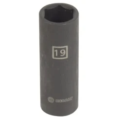 Kobalt Impact Sockets & Impact Socket Sets Metric 1/2-in Drive 19mm 6-Point Impact Socket