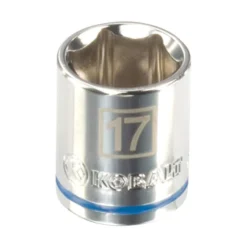 Kobalt Sockets & Socket Sets Metric 3/8-in Drive 6-point 17-mm Shallow Socket