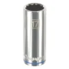 Kobalt Sockets & Socket Sets Metric 3/8-in Drive 12-point 17-mm Deep Socket