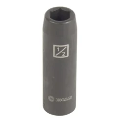 Kobalt Impact Sockets & Impact Socket Sets Standard (SAE) 1/2-in Drive 1/2-in 6-Point Impact Socket