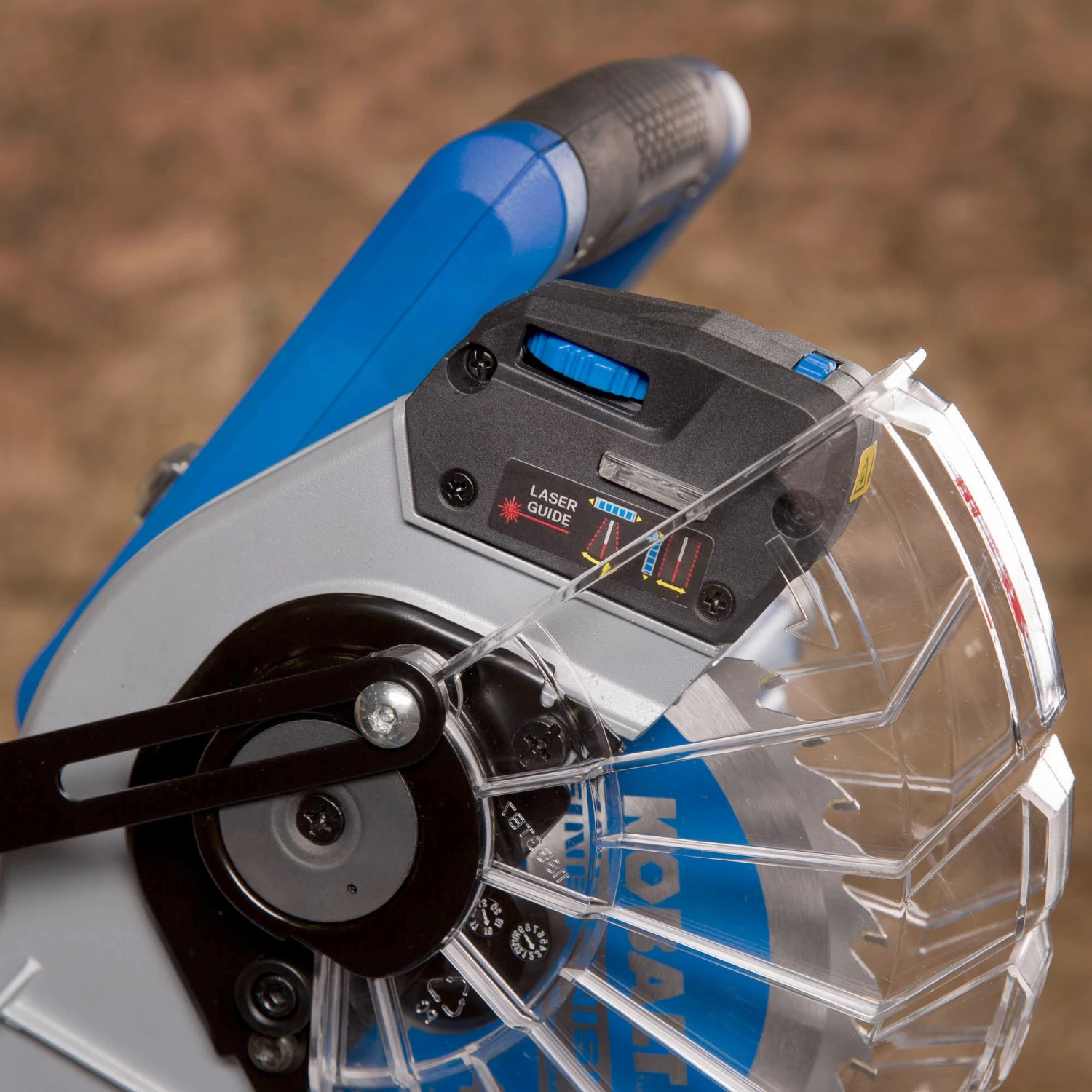 Kobalt Miter Saws Compact sliding 7-1/4-in 10 Amps Single Bevel Sliding Compound Corded Miter Saw 3 Kobalt Miter Saws Compact sliding 7-1/4-in 10 Amps Single Bevel Sliding Compound Corded Miter Saw - Image 3