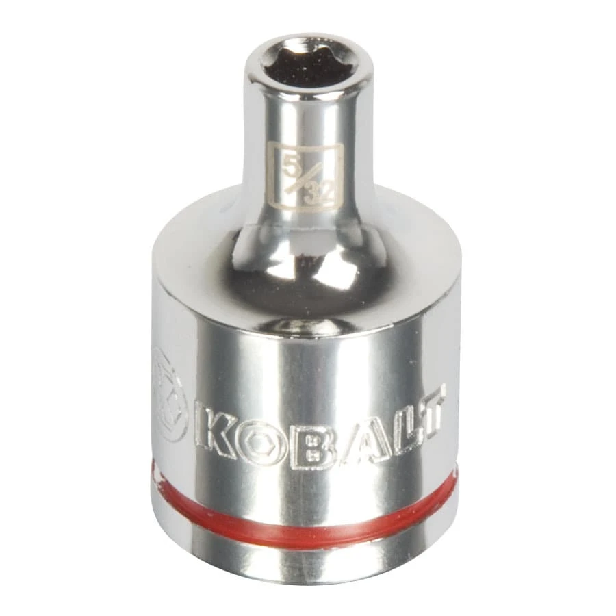 Kobalt Sockets & Socket Sets Standard (SAE) 3/8-in Drive 6-point 5/32-in Shallow Socket 1 Kobalt Sockets & Socket Sets Standard (SAE) 3/8-in Drive 6-point 5/32-in Shallow Socket