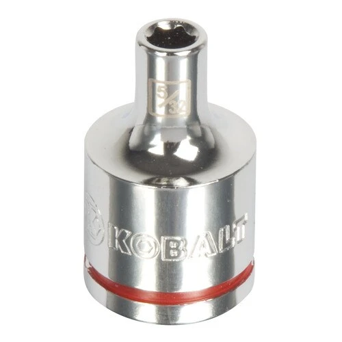 Kobalt Sockets & Socket Sets Standard (SAE) 3/8-in Drive 6-point 5/32-in Shallow Socket 5 Kobalt Sockets & Socket Sets Standard (SAE) 3/8-in Drive 6-point 5/32-in Shallow Socket - Image 5