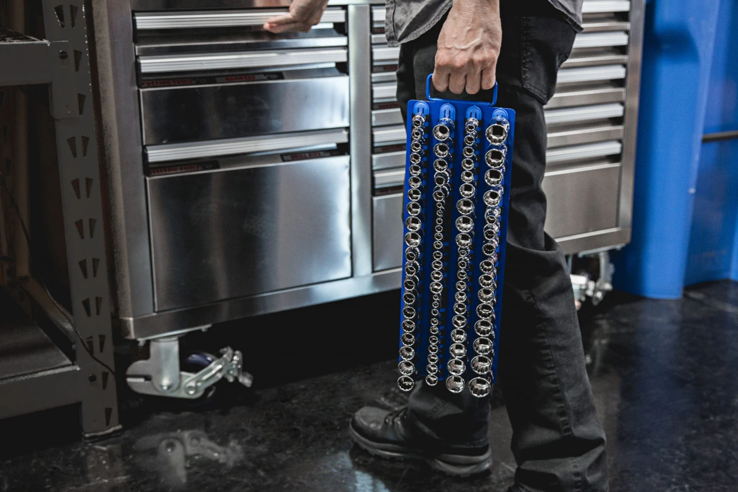 Kobalt Tool Storage Accessories Steel Multiple Drive Socket Storage 7 Kobalt Tool Storage Accessories Steel Multiple Drive Socket Storage - Image 7