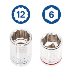 Kobalt Mechanics Tool Sets 64-Piece Standard (SAE) and Metric Combination Polished Chrome Mechanics Tool Set (1/4-in; 3/8-in; 1/2-in;) -Kobalt Sales Store 10374018