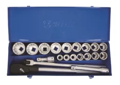 Kobalt Mechanics Tool Sets 3/4-in Drive 20-Piece Standard (SAE) Matte Mechanics Tool Set -Kobalt Sales Store 10421574