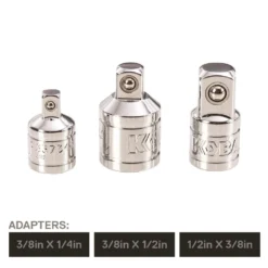 Kobalt Socket Adapters 3-Piece Socket Adapter Set -Kobalt Sales Store 10732694