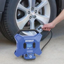 Kobalt Air Inflators Kobalt 24 Volt cordless high pressure inflator 24-Volt Lithium Ion (Li-Ion) Air Inflator (Power Source: Battery) -Kobalt Sales Store 11621570