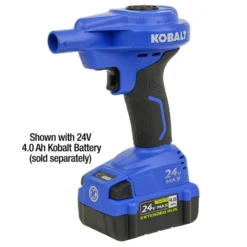 Kobalt Air Inflators 24V Cordless High Volume Inflator 24-Volt Lithium Ion (Li-Ion) Air Inflator (Power Source: Battery) 13 Kobalt Air Inflators 24V Cordless High Volume Inflator 24-Volt Lithium Ion (Li-Ion) Air Inflator (Power Source: Battery) -Kobalt Sales Store 11629464