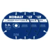 Kobalt Circular Saw Blades 3-Pack 4-in Set High-speed Steel Circular Saw Blade Set
