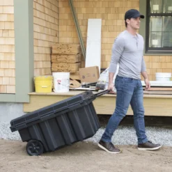 Kobalt Portable Tool Boxes 45-in Black Plastic Wheels Lockable Tool Box -Kobalt Sales Store 14861339 scaled