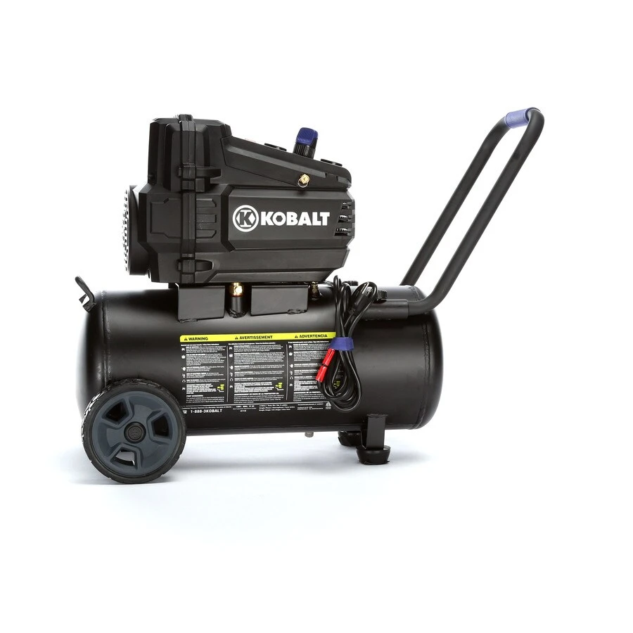 Kobalt Air Compressors 8-Gallon Single Stage Portable Electric Horizontal Air Compressor 6 Kobalt Air Compressors 8-Gallon Single Stage Portable Electric Horizontal Air Compressor - Image 6