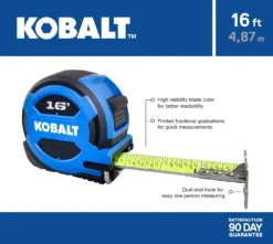 Kobalt Tape Measures Tape measure 16-ft Tape Measure -Kobalt Sales Store 16463695