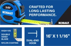 Kobalt Tape Measures Tape measure 16-ft Tape Measure -Kobalt Sales Store 16463696
