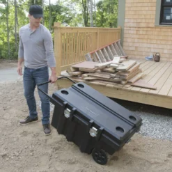 Kobalt Portable Tool Boxes 45-in Black Plastic Wheels Lockable Tool Box -Kobalt Sales Store 16492557 scaled