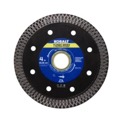 Kobalt Diamond Saw Blades 4-in Turbo Mesh Diamond Tile Saw Blade