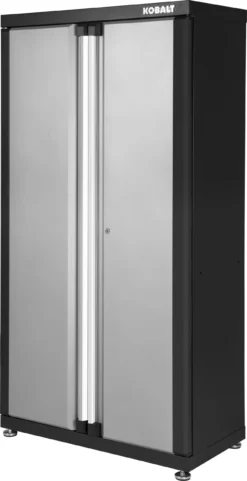 Kobalt Garage Cabinets 36-in W x 72-in H x 18.5-in D Steel Freestanding Garage Cabinet