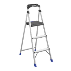Kobalt Step Stools 3-Step 250-lb Capacity Aluminum Foldable Step Stool 12 Kobalt Step Stools 3-Step 250-lb Capacity Aluminum Foldable Step Stool -Kobalt Sales Store 17788333