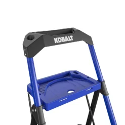 Kobalt Step Stools 3-Step 300-lb Capacity Black Steel Foldable Step Stool 19 Kobalt Step Stools 3-Step 300-lb Capacity Black Steel Foldable Step Stool -Kobalt Sales Store 17788336