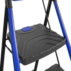 Kobalt Step Stools 3-Step 300-lb Capacity Black Steel Foldable Step Stool 16 Kobalt Step Stools 3-Step 300-lb Capacity Black Steel Foldable Step Stool -Kobalt Sales Store 17788342