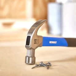 Kobalt Hammers 16-oz Smoothed Face Steel Head Fiberglass Claw Hammer 14 Kobalt Hammers 16-oz Smoothed Face Steel Head Fiberglass Claw Hammer -Kobalt Sales Store 18386286