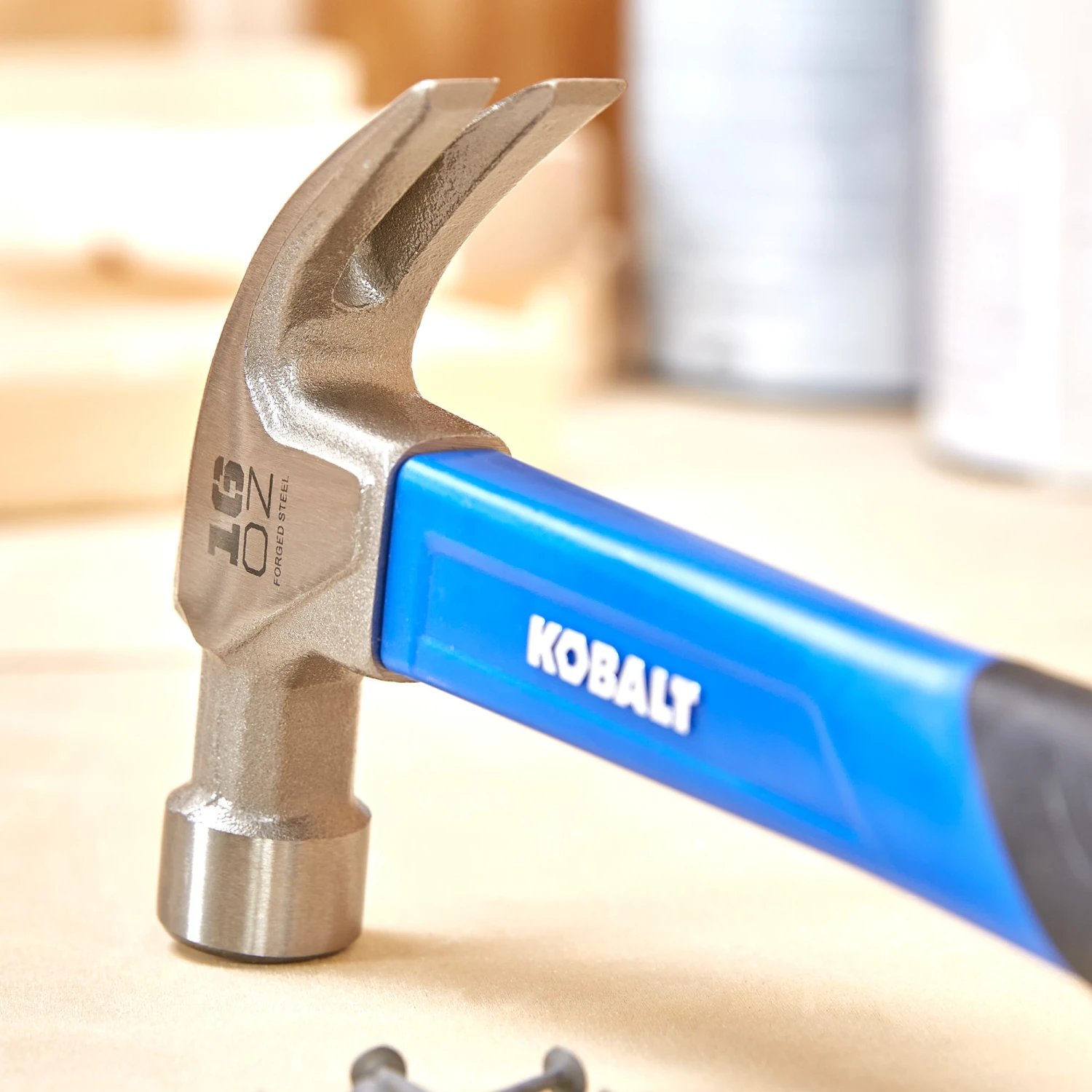 Kobalt Hammers 16-oz Smoothed Face Steel Head Fiberglass Claw Hammer 4 Kobalt Hammers 16-oz Smoothed Face Steel Head Fiberglass Claw Hammer - Image 4