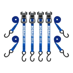 Kobalt Tie Downs 4-Pack x Tie Down Tie Down (500-lb Work Capacity) 8 Kobalt Tie Downs 4-Pack x Tie Down Tie Down (500-lb Work Capacity) -Kobalt Sales Store 40596332 scaled