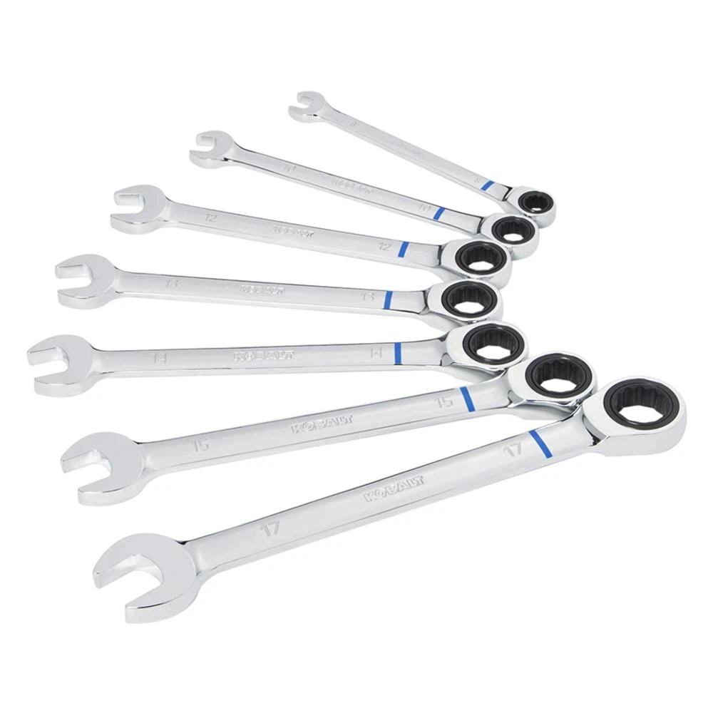 Kobalt Ratchet Wrenches & Sets 7-Piece Set 12-Point Metric Ratchet Wrench Set 1 Kobalt Ratchet Wrenches & Sets 7-Piece Set 12-Point Metric Ratchet Wrench Set
