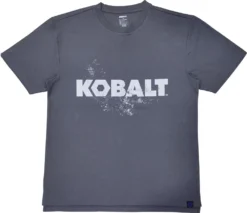 Kobalt Work Shirts Men's Large Textured Cotton Short sleeve Graphic T-shirt Work Shirt