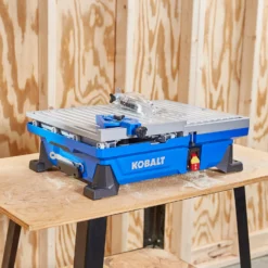 Kobalt Tile Saws 7-in 6-Amp Wet Tabletop Sliding Table Tile Saw 18 Kobalt Tile Saws 7-in 6-Amp Wet Tabletop Sliding Table Tile Saw -Kobalt Sales Store 41973205