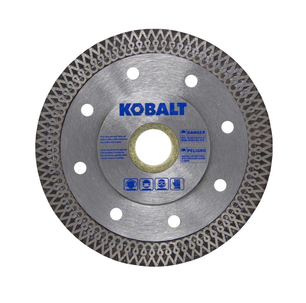 Kobalt Diamond Saw Blades 4-in Turbo Mesh Diamond Tile Saw Blade 3 Kobalt Diamond Saw Blades 4-in Turbo Mesh Diamond Tile Saw Blade - Image 3