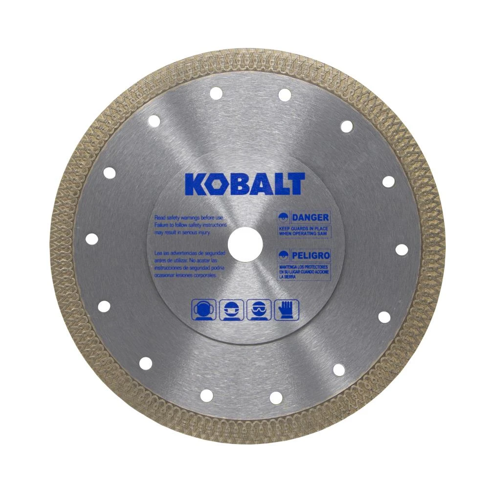 Kobalt Diamond Saw Blades 7-in Turbo Mesh Diamond Tile Saw Blade 3 Kobalt Diamond Saw Blades 7-in Turbo Mesh Diamond Tile Saw Blade - Image 3