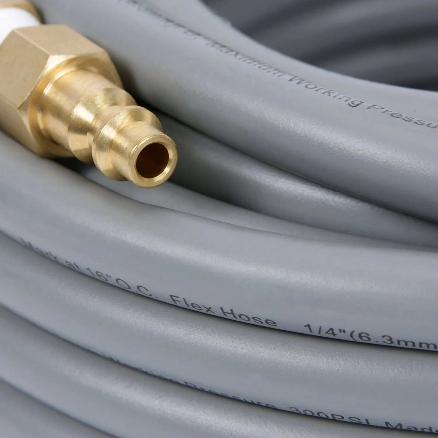 Kobalt Air Compressor Hoses 1/4-in 50-ft Rubber Air Hose 3 Kobalt Air Compressor Hoses 1/4-in 50-ft Rubber Air Hose - Image 3